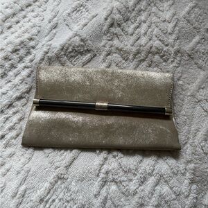 Diane Von Furstenberg Gold Clutch